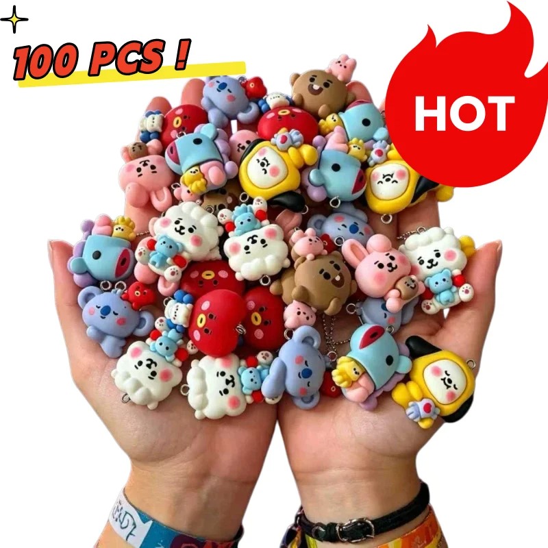 7pcs BT21 Resin Cartoon Charm  - Art Craft Resin review and price