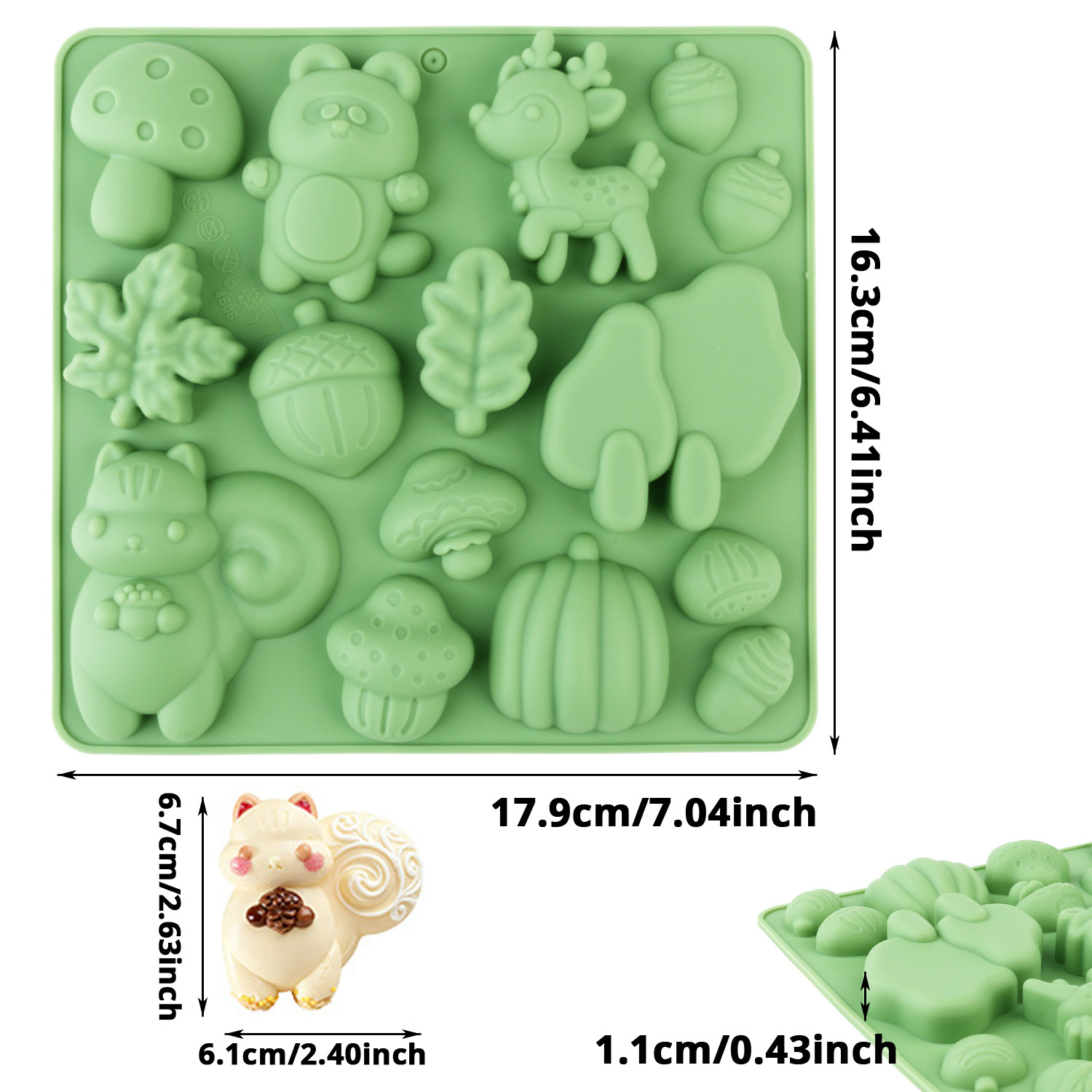 1 Silicone Cake Mold in the Sh - Art Craft Resin review and price