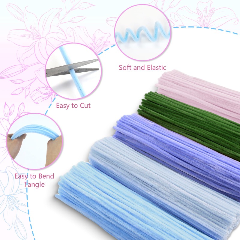 Pipe Cleaners Chenille Stems J - Art Craft Kids review and price