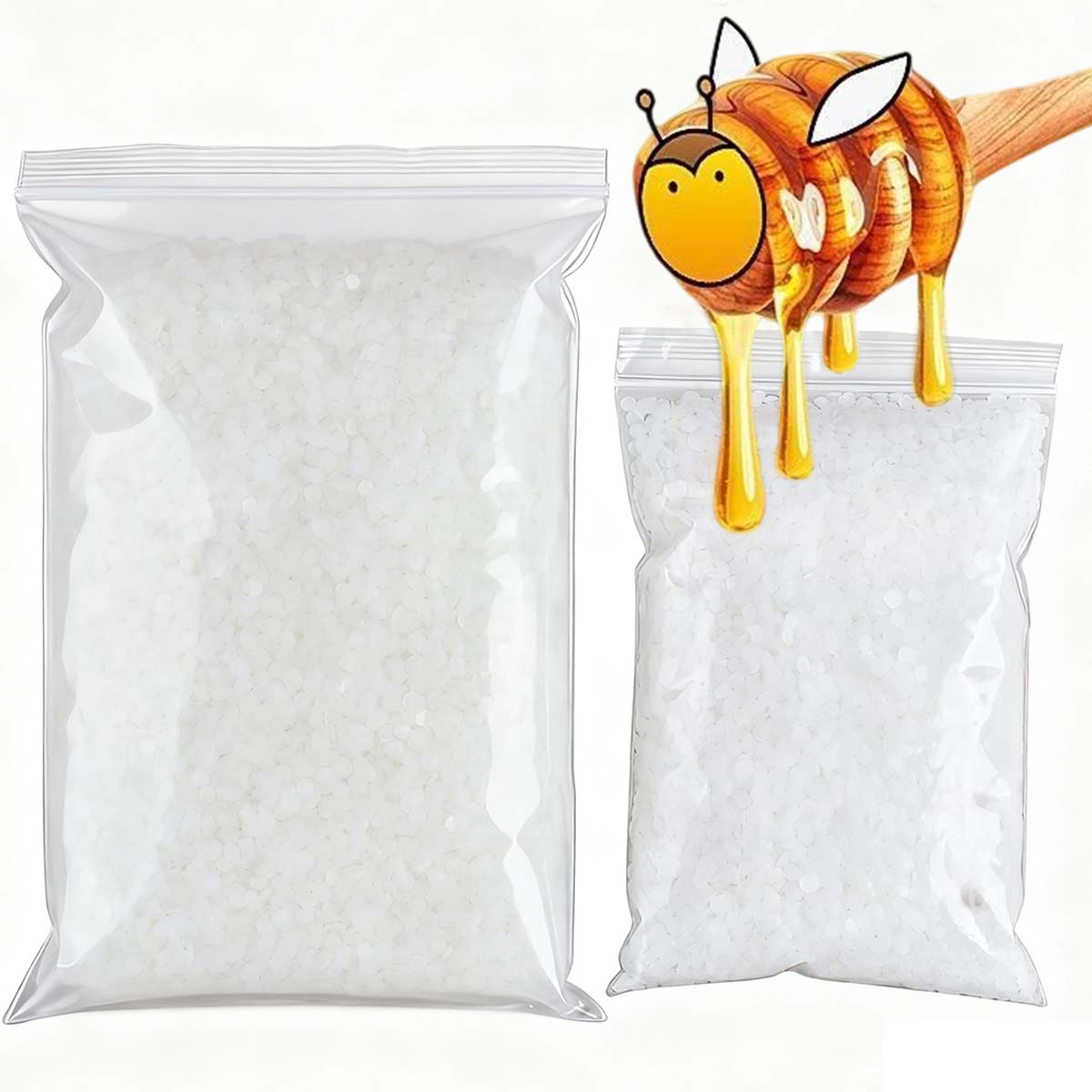 200g-1000g White Beeswax Pure  - Candle Making Wax review and price