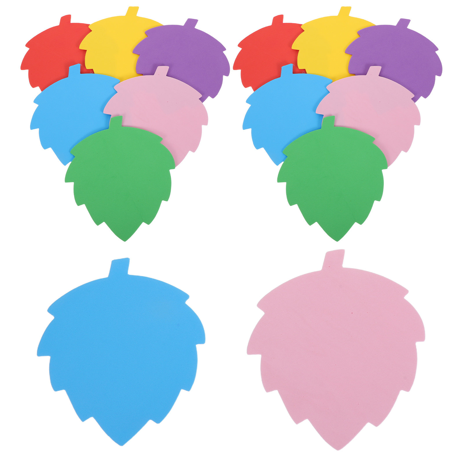 72Pcs Colorful Foam Leaf Shape - Art Craft Kids review and price
