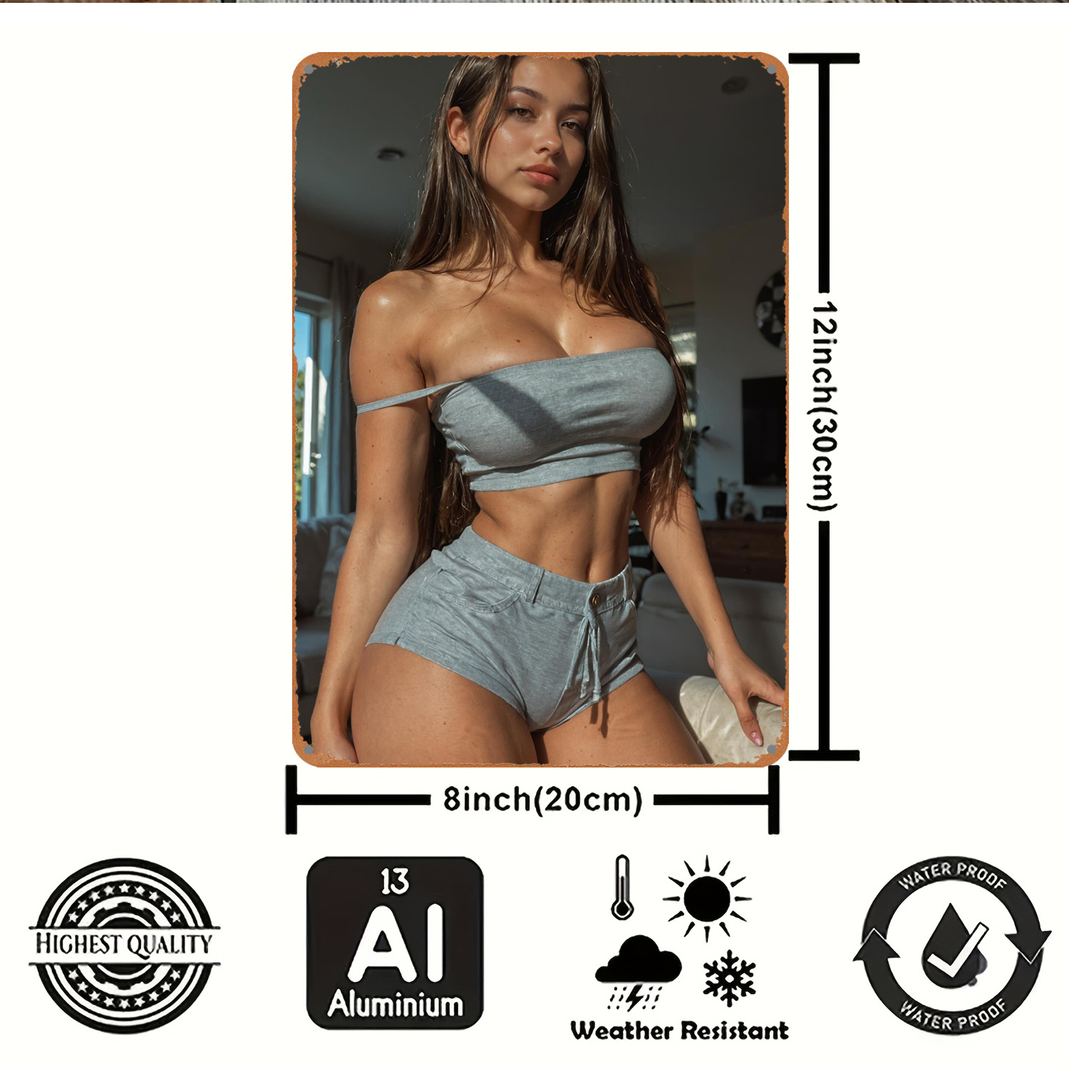 2D Metal Sign Wall Art Decor,  - Art Craft Bar review and price