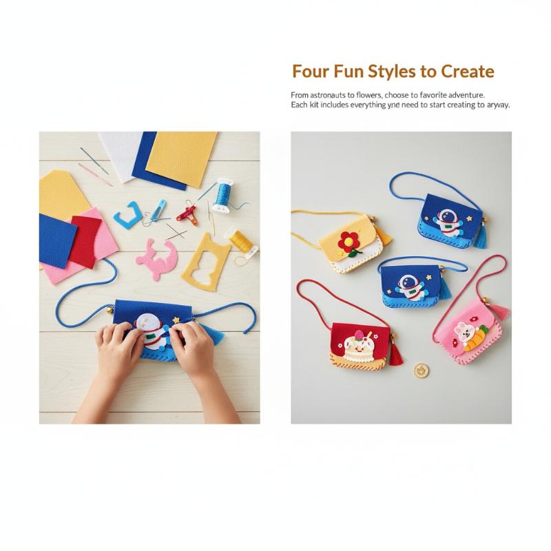 Children Felt Bag Making Kit D - Art Craft For Kindergarten review and price