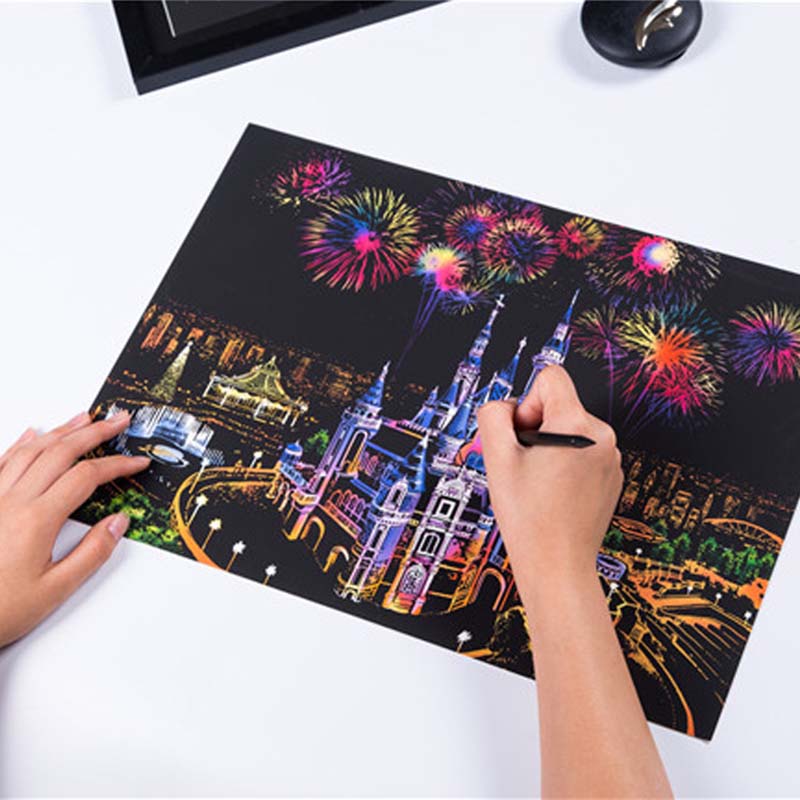 New Creative Magic Scratch Art - Art Craft Notebook review and price