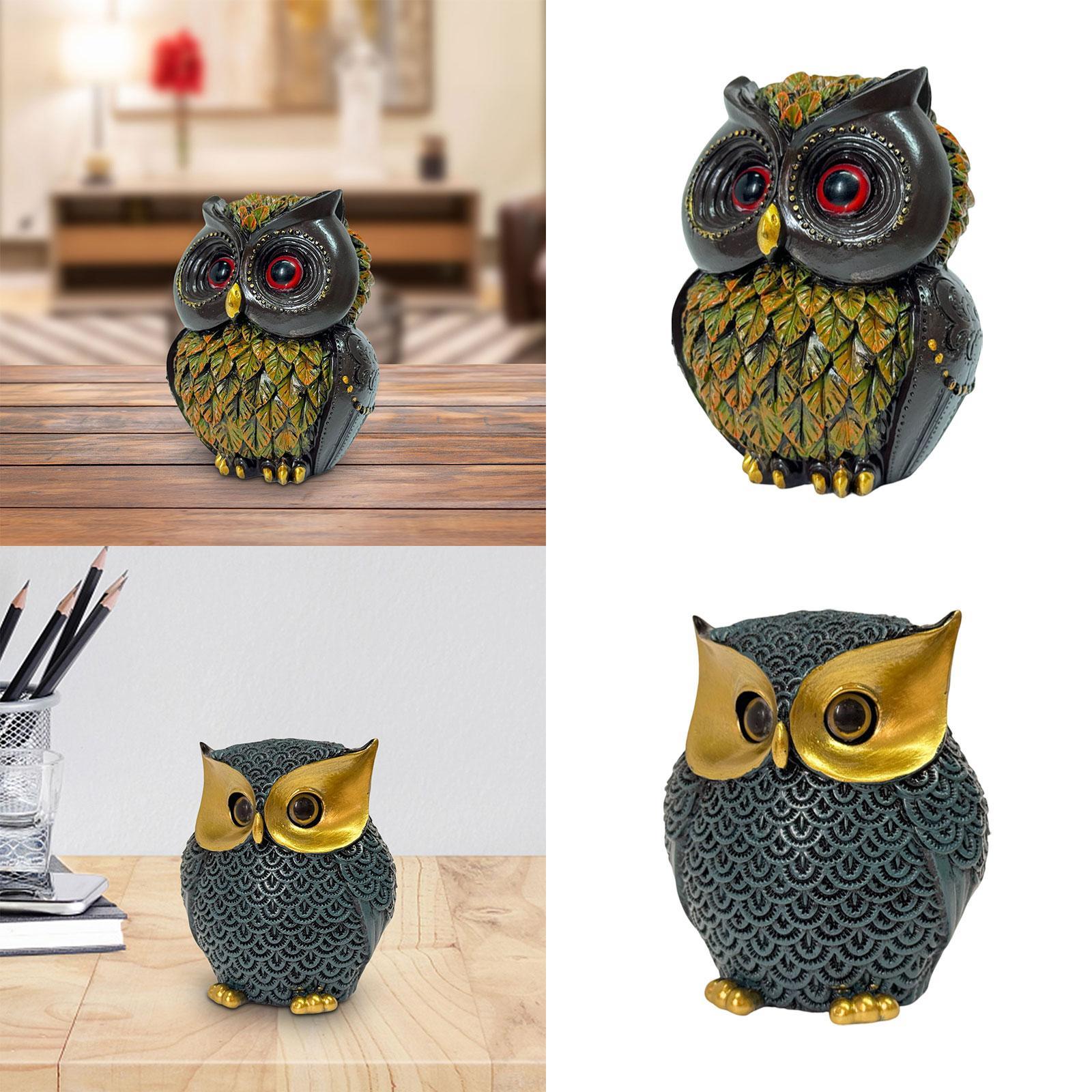 Owl Statue Indoor Figurine Art - Art Craft Bar review and price