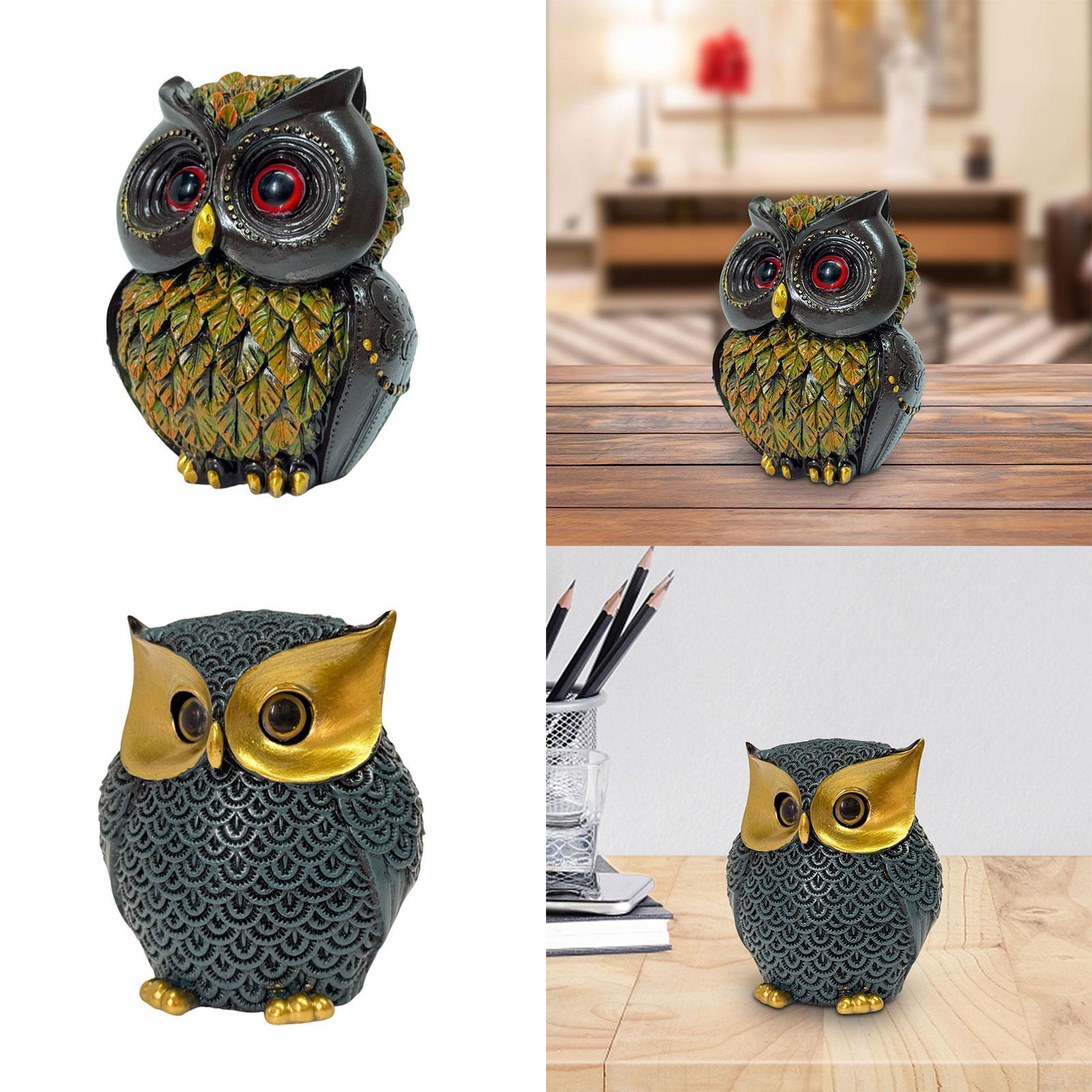 Owl Statue Indoor Figurine Art - Art Craft Bar review and price