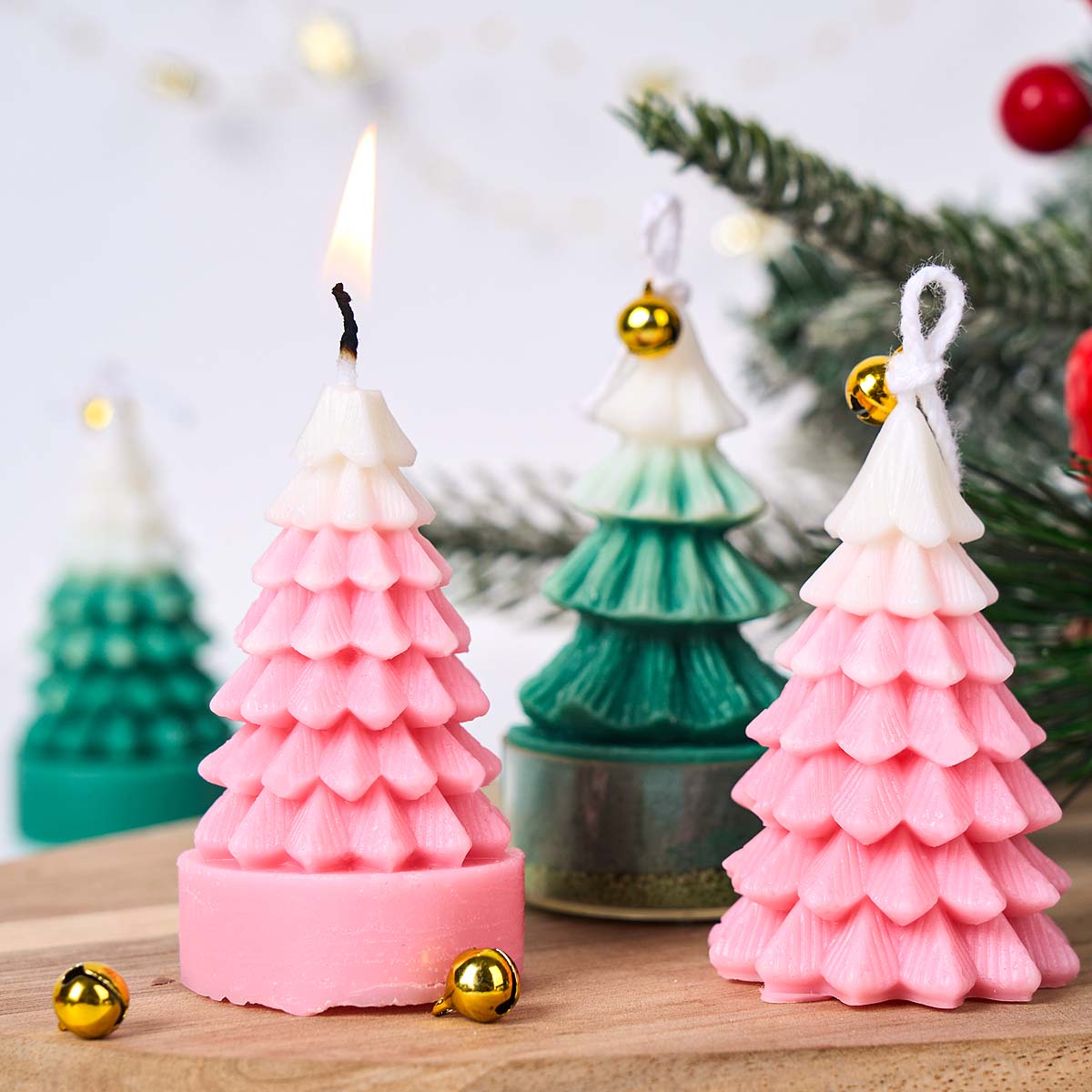 3D Christmas Tree Silicone Can - Art Craft Show review and price