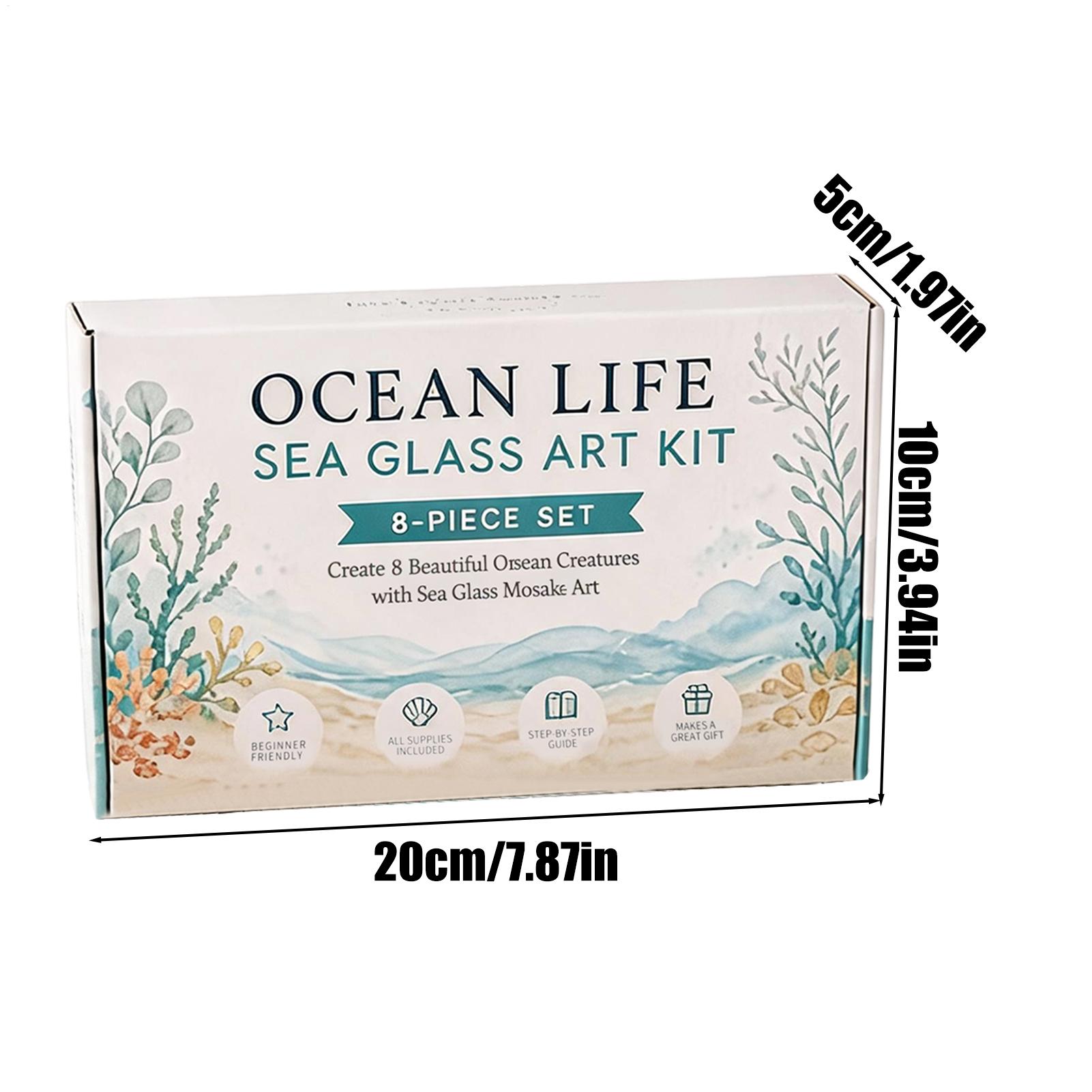 1pc Ocean Life Sea Glass Mosai - Art Craft Gifts For Adults review and price