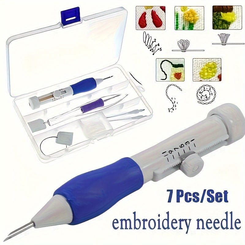 7-Piece Embroidery Punch Needl - Punch Needle Kit review and price