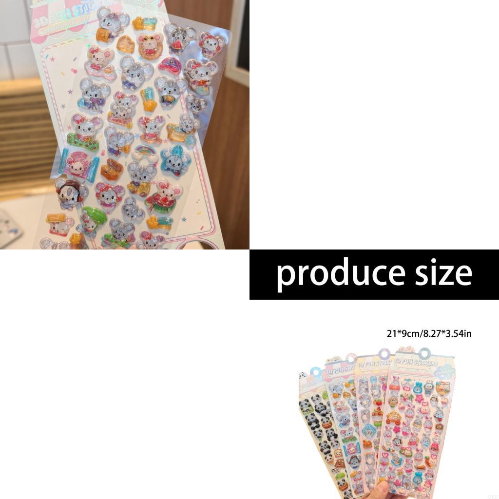 Embossed Animal Sticker Adhesi - Art Craft Notebook review and price