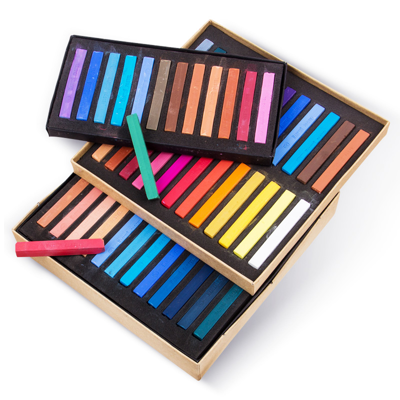 Crayons Soft Dry Pastel 12/24/ - Chalk Pastel Set review and price