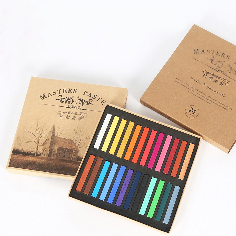 Crayons Soft Dry Pastel 12/24/ - Chalk Pastel Set review and price