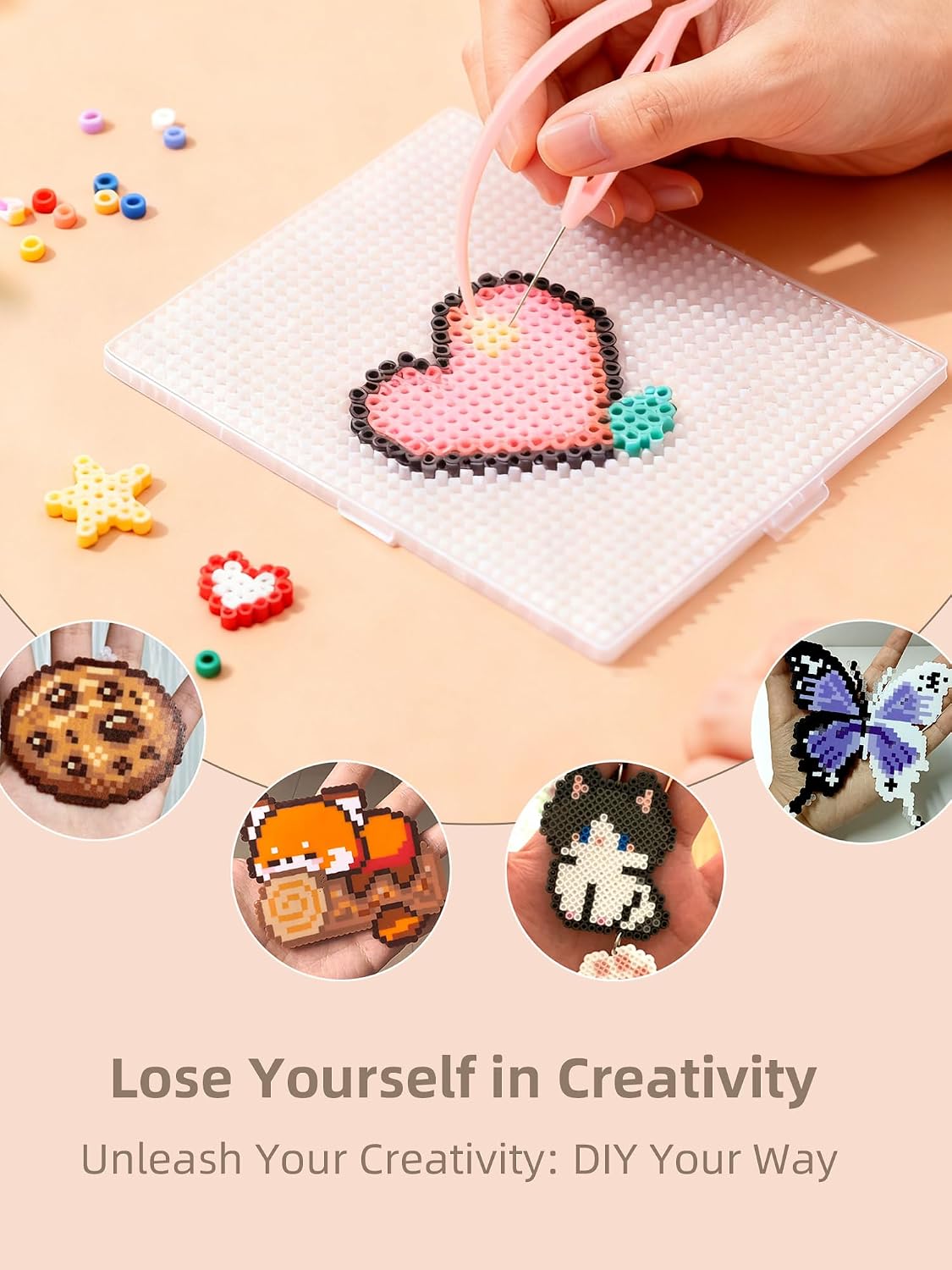 Fuse Beads Kit-Easy DIY-96 Col - Art Craft Decoration review and price
